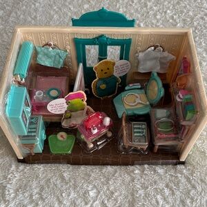 Lil Woodzeez Walk-In Health Clinic doctor dentist office 55 piece play set NEW